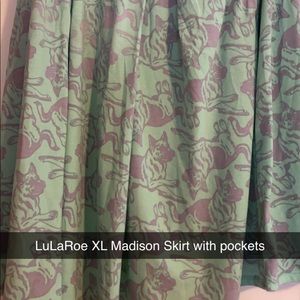 LuLaRoe XL Madison Skirt